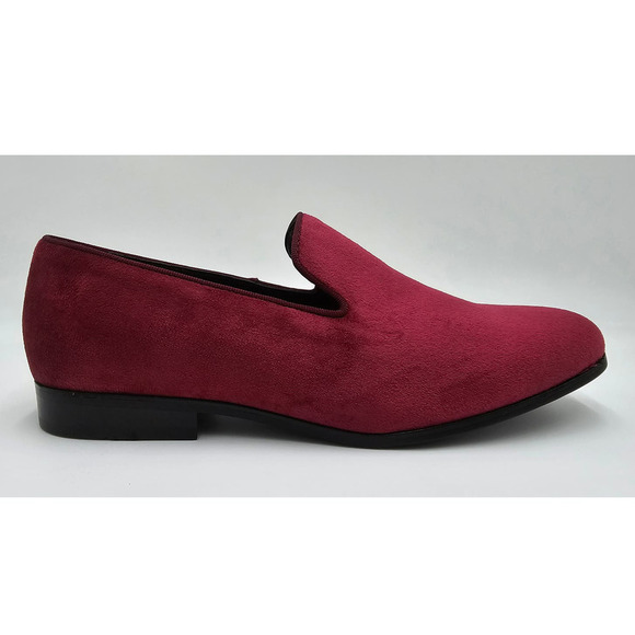 Alfani Zion Slipper Loafer Burgundy Velvet Slip On Casual Shoe Men\'s 9 M main image 7